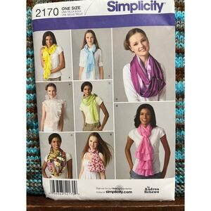 Simplicity 2170 pattern scarf
